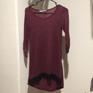 3/4 sleeve tunic